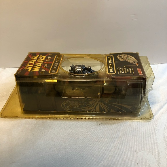 Star Wars Episode 1 DARTH MAUL Die-cast Watch 1999 Sealed - Picture 9 of 9